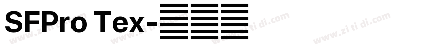 SFPro Tex字体转换